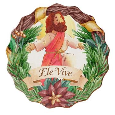 Imagem de Guirlanda Decorativa de Páscoa para Porta e Parede - Bazar dos Quadros