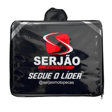 Imagem de Bag Pizza Mochila Bolsa Térmica Entregador Motoboy Alumínio - Serjão M