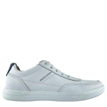 Imagem de Sapatênis Pegada Em Couro Stretch Para Homens 110410, Branco, Rustic, 