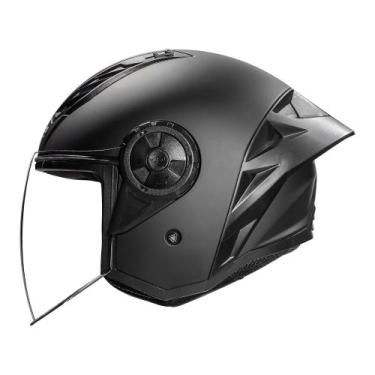 Imagem de Capacete Moto Ls2 Aberto Airflow 2 Of616 Spoiler Preto Fosco, Preto Fo