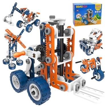 Imagem de Brastoy Blocos De Construção Conjunto De Aprendizagem Brinquedo STEM Infantil (152 Peças)