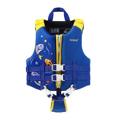 Imagem de Colete de natação infantil, GOSEN Floaties para crianças de 11 a 18 kg, meninos e meninas, colete de natação infantil com alça de segurança ajustável para idades de 1 a 3 anos