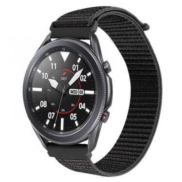 Imagem de Pulseira De Nylon Para Galaxy Watch 3 45mm Cor Preto - 123smart