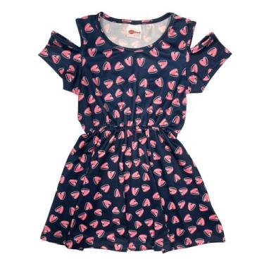 Imagem de Vestido Infantil Alice - Usedino , 3, Marinho