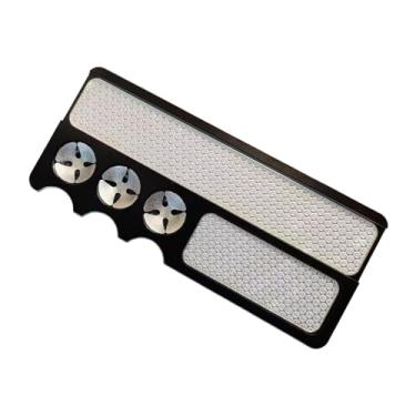 Imagem de Colaxi Piscina cue dica ferramenta scuffer bilhar cue acessórios premium superfície moagem multifuncional placa arquivo burnisher moedor, Metal Negro