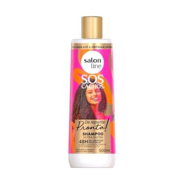 Imagem de Salon Line, Shampoo, SOS Cachos, De Repente Pronta, Vegano - Para Cabelos Cacheados e Crespos, 500ml