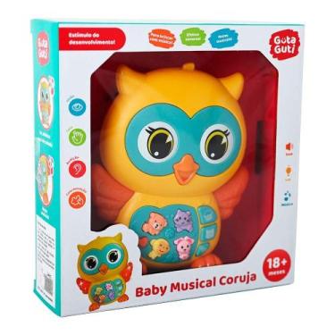 Imagem de Baby musical coruja guta guti - dm brasil
