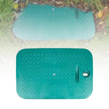 Imagem de Tampa da caixa de válvula de irrigação – Tampa protetora de substituição do sistema de irrigação automática para irrigação subterrânea externa, 43 cm L x 30 cm A, 1 peça (verde, 30 cm)
