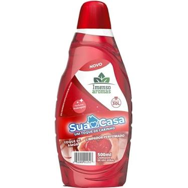 Imagem de DESINFETANTE LIMPADOR PERFUMADO DE USO GERAL TOQUE DE AMOR 500 ML MOGILANDI