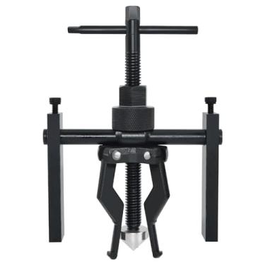 Imagem de Extrator de rolamento interno de 3 garras extrator de engrenagem ferramenta de tração externa interna kit extrator de rolamento piloto de roda de aço carbono para motocicleta motocicleta carro SUV