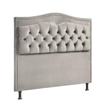 Imagem de Cabeceira Para Cama Casal Box 140cm Holanda Veludo Marfim