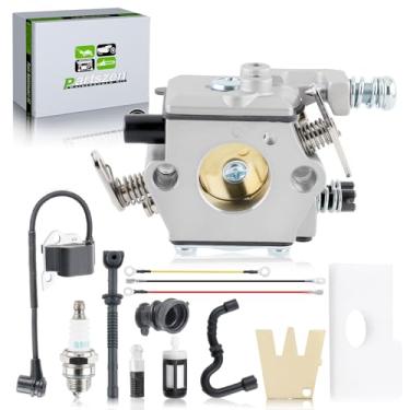 Imagem de partszen Carburador MS170 MS180 adequado para motosserra Stihl MS170 MS170C 017 018 MS180 MS180C com filtro de ar e vela de ignição substitui Stihl 11301200603 ZAMA C1Q-S57 C1Q-S57A