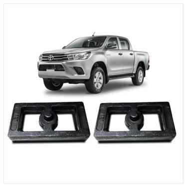 Imagem de Kit Lift Traseiro Hilux 2005/... Envio Imediato 2cm Aço      - Borfix
