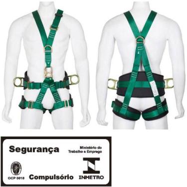 Imagem de Cinto Paraquedista Evolution 3P Tamanho 2 Carbografite