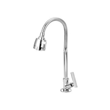 Imagem de Torneira Flexível Mesa/bancada Cozinha Gourmet 1/4v Luxo - Modelar