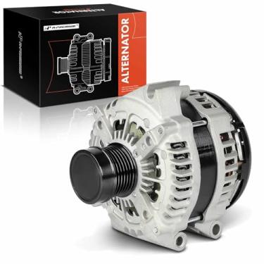 Imagem de A-Premium Alternador compatível com Chrysler Pacifica 2017-2020, Voyager 2020 e Ram ProMaster 1500 2022-2023, ProMaster 2500 2022-2023, ProMaster 3500, 3,6L, 12V 220A 6-Groove Polia de Desacoplador CW