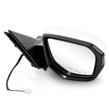 Imagem de Dexepe Conjunto de espelho lateral do passageiro 2016-2021 compatível com Honda Civic Right espelho retrovisor não aquecido potência ajustável substituir HO1321283, 76208TBAA01ZA (3 pinos tafetá