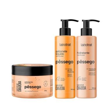 Imagem de Labotrat Pêssego Esfoliante 300ml + Sabonete + Hidratante