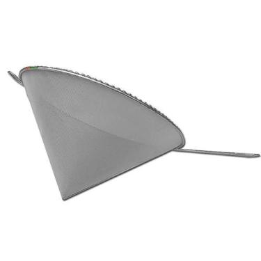 Imagem de Coador E Funil Com Cabo Para Óleo Inox 20X28Cm Cônico Cone - Alemtex