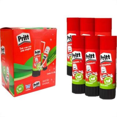 Imagem de Cola Bastao Pritt 20G Caixa Com 6 Pecas - HENKEL