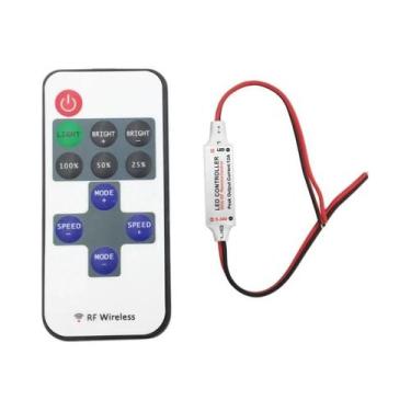 Imagem de Mini Dimmer Sem Fio RF De 11 Teclas Para Fita De Luz LED COB DC 5V a 2