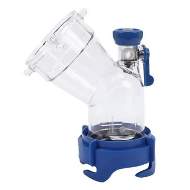 Imagem de Fockety Lavador de tanque para RV com dispositivo antirrefluxo, janela transparente, válvula de descarga de tanque de resíduos de 45 graus, acessório para reboques de RV