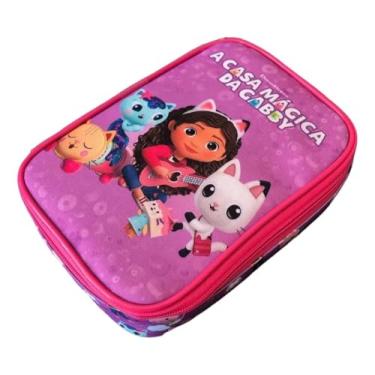 Imagem de Estojo Box A Casa Mágica Da Gabby Organizador 100 Pens Canetas & Lápis Escolar Meninas Modelo 10