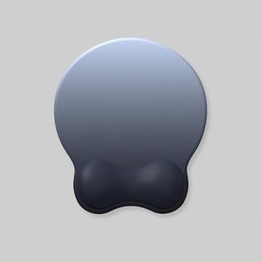 Imagem de YOWKA Mouse Pad com descanso de pulso ergonômico, mousepad de tamanho maior, base antiderrapante (azul noturno)