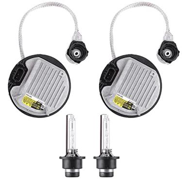 Imagem de 2 pacotes de reator de farol HID com ignição e lâmpada D4S para Lexus GS350 GS450h IS200t IS250 IS300 IS350 LS460 LS600h LX570 RX350 RX450h para Toyota Camry Sienna 81107-75020 Controlo de Lastro de