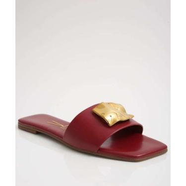 Imagem de Rasteirinha Feminina Vizzano-11160, Vermelho, 36