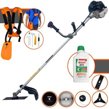 Imagem de Roçadeira Lateral Anmax Cg430-b 1,7hp 5 Em 1 + óleo Stihl