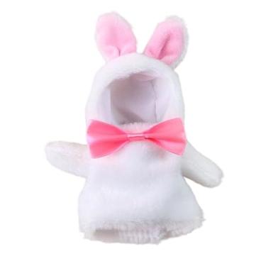 Imagem de Capa para Aves, Fato de Cosplay para Aves à Prova de com Design de Coelho, Roupas Ajustáveis para, para Inverno, Calopsitas, Periquitos, Papagaios-do-congo, Conures, Mainás