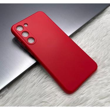 Imagem de Capa Aveludada Compatível Samsung S24 Plus Vermelho