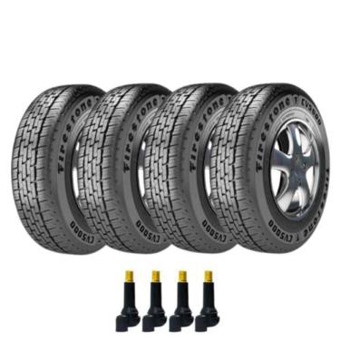 Imagem de Combo 4 Pneus 225/75r16c 121/120r Cv5000 Firestone + Bico