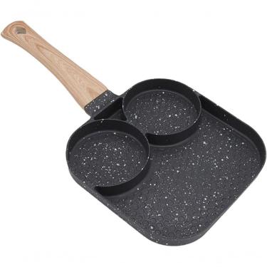 Imagem de Frigideira Antiaderente 3 Em 1 C- Divisórias P- Ovos, Omelete E Grelhados 3 Seções