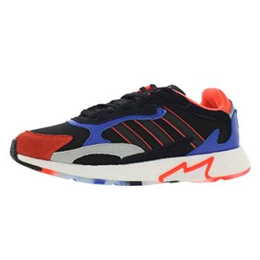 Imagem de adidas Originals Tênis de corrida masculino Tresc Run metálico cano baixo, Preto, soldado, hirblu, 10.5