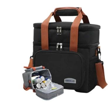 Imagem de Bolsa Térmica Fitness Lancheira Camada Dupla Portátil - fam