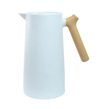 Imagem de Garrafa térmica premium com cabo abs 1 litro - FWB, Branco