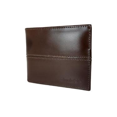 Imagem de Carteira Casual Masculina em Couro Duvelmon 531, UN, Chocolate