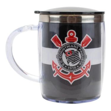 Imagem de Caneca Térmica Com Tampa 450ml - Corinthians