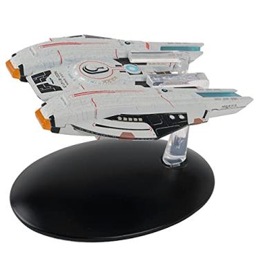 Imagem de The Official Star Trek Online Starships Collection | Shran-Class Federation Light Pilot Escort with Magazine Edição 14 da Eaglemoss Hero Collector