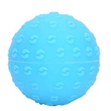 Imagem de Bola de massagem de f¨¢scia,bola de massagem de exerc¨ªcio de ioga de silicone port¨¢til para ombros, pesco?o, cintura, costas, pernas, m?os, p¨¦s etc.(blue), Bola de massagem f¡§¡éscia silicone ioga