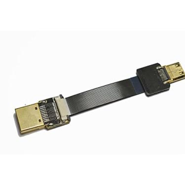 Imagem de Cabo HDMI curto e fino HDMI FPV HDMI Mini HDMI reto para padrão HDMI HDMI Full HDMI HDMI normal HDMI macho HDMI reto para rig gimbal Canon 5D3 5D2, Lix Panasonic GH3 GH2, sony nex 5N 5T 5R 7N 10 CM