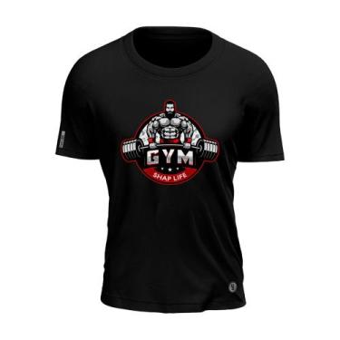Imagem de Camiseta Bodybuilder Fisiculturista Gym Shap Life Forte Strong