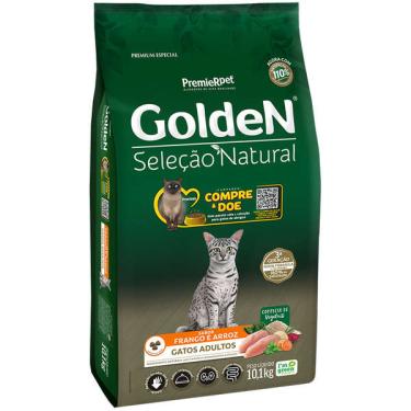 Imagem de Ração Seca PremieR Pet Golden Seleção Natural para Gatos Adultos - 10,1 Kg
