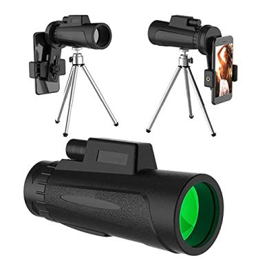 Imagem de Telescópio monocular à prova d'água 12 x 50 HD para adultos e crianças, monóculo HD de alta potência com tripé de suporte para smartphone, para caminhadas ao ar livre