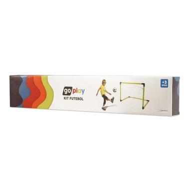 Imagem de Go Play Kit Futebol com Bola Trave de Gol e Bomba Indicado para +3 Anos Multikids - BR952