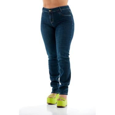 Imagem de Calça Jeans Feminina Slim com Detalhe 2 Ag. Finas-Feminino