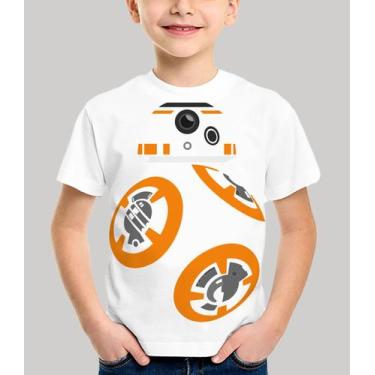 Imagem de Camiseta Adulto ou Infantil Star Wars R2d2 e Bb-8 Droides - Balisarts,
