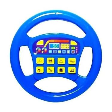 Imagem de Brinquedo Volante  AZUL ou VERMELHO Interativo Com Som - Toys